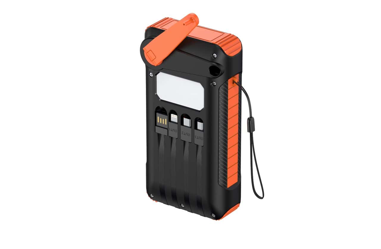 Powertrend Solcelle Powerbank 10000 Mah
